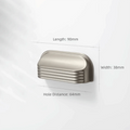 Zinc Alloy Cabinet Pulls – Hammered Brushed Gold Handles
