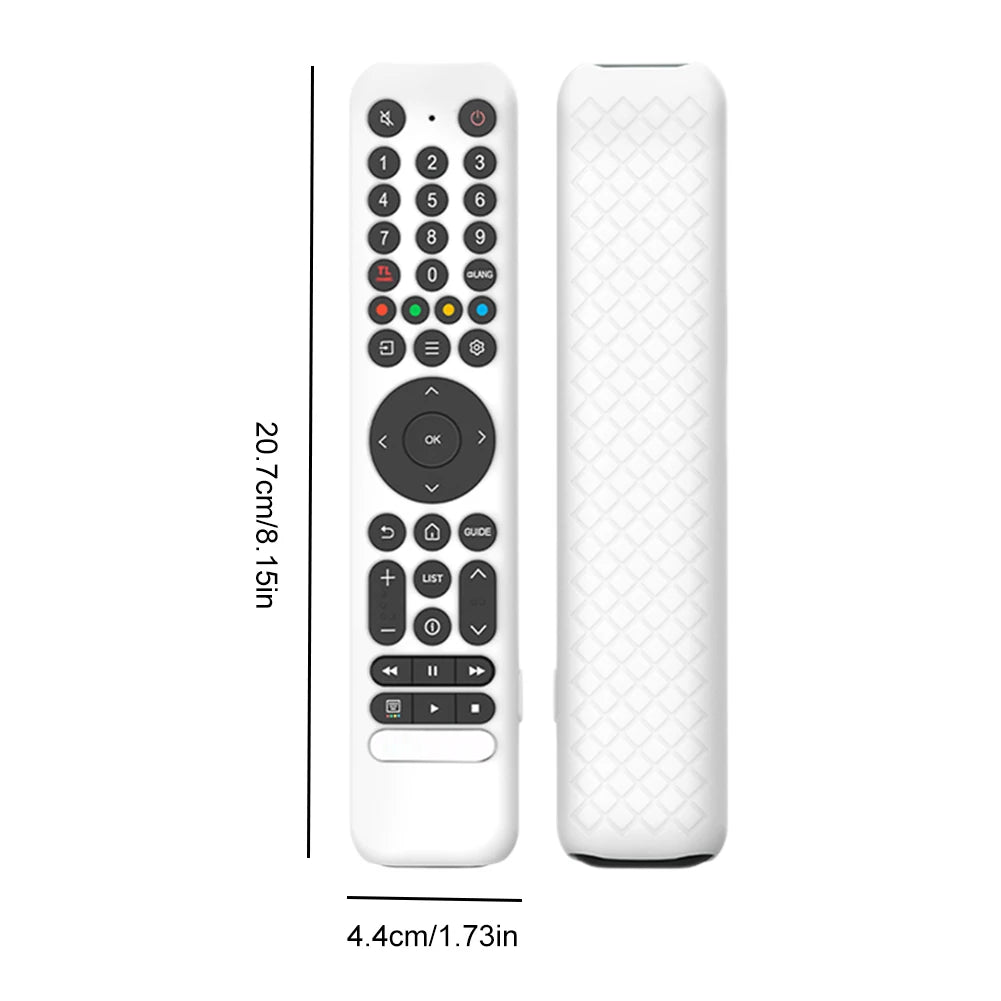 Silicone Remote Cover for TCL RC716 RC833 GUB1 – Glow Anti-Slip