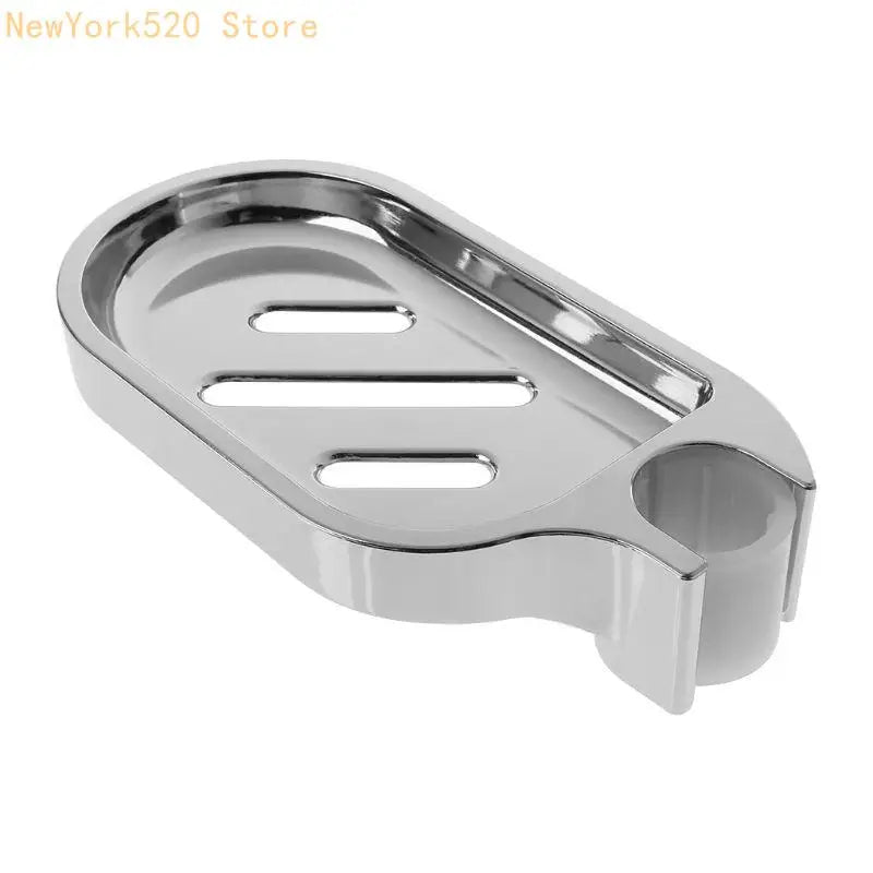 Wall Mounted ABS Slide Bar Soap Dish Holder – Chrome Silver
