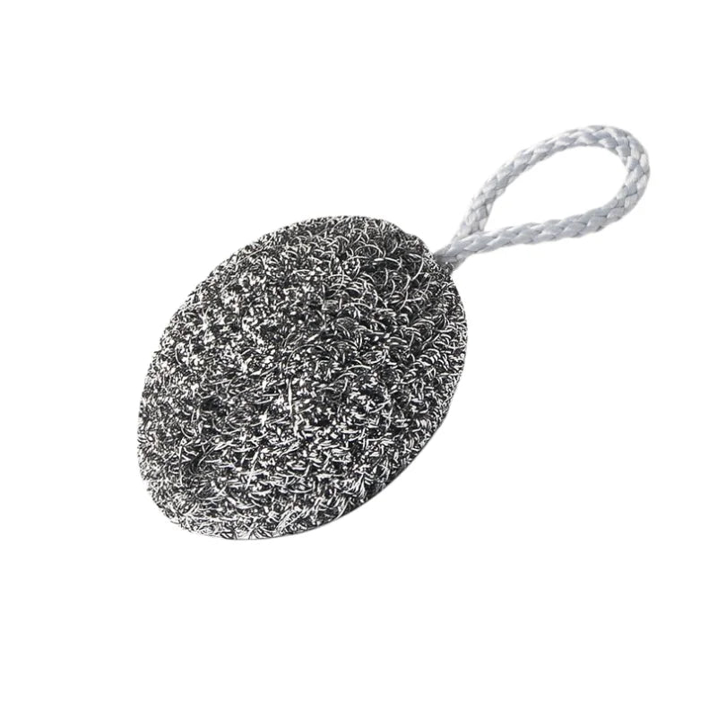 Stainless Steel Wire Cleaning Ball with Hanging Rope | VIBE
