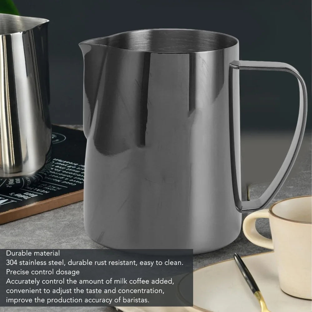 VIBE 304 Stainless Steel Milk Frothing Pitcher 350ml & 600ml