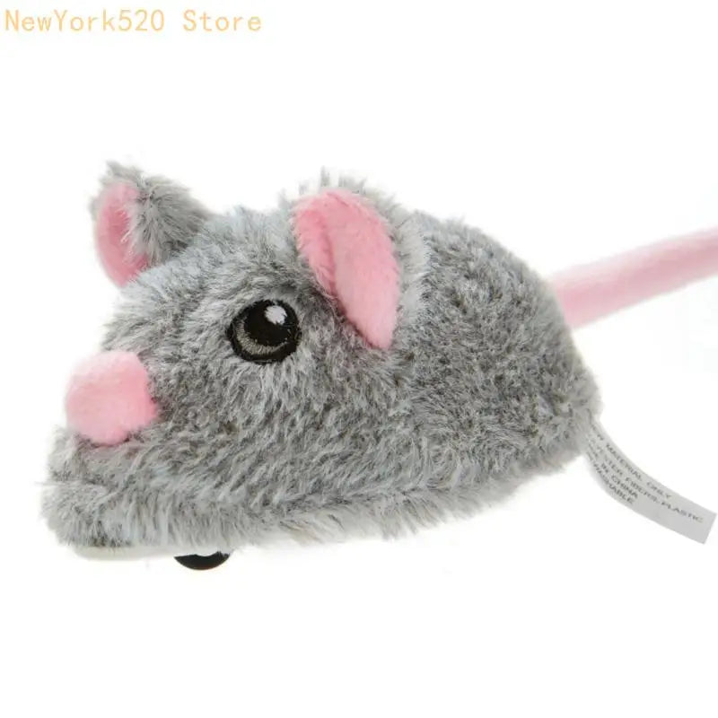 Electric Mouse Cat Toy – Auto Direction Change & Wiggling Tail