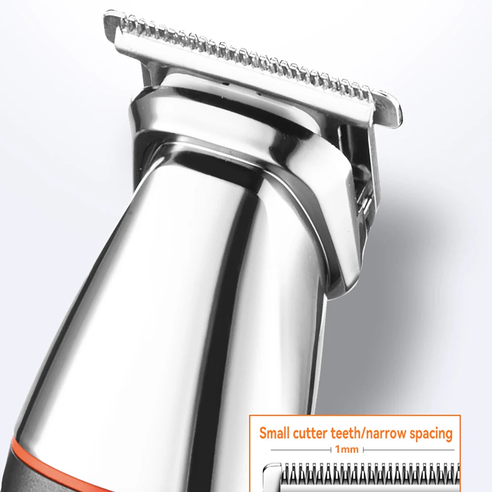 Kemei 5-in-1 Cordless Men's Grooming Kit – Beard & Body