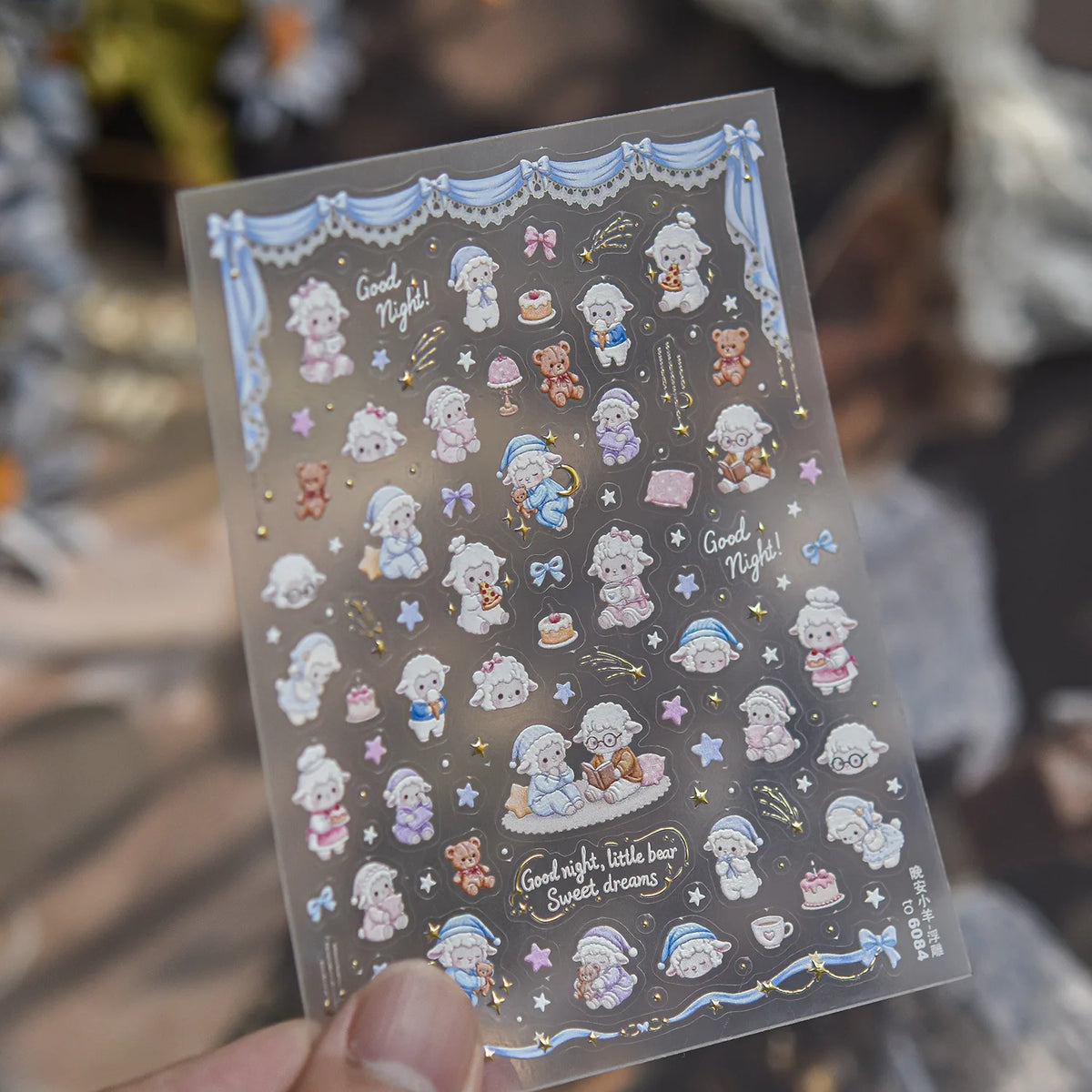 5D Embossed Nail Stickers – Cute Cartoon DIY Nail Decals