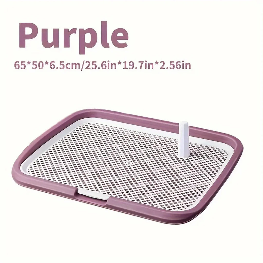 Dog Potty Training Tray with Removable Net – Reusable Pee Pad Holder