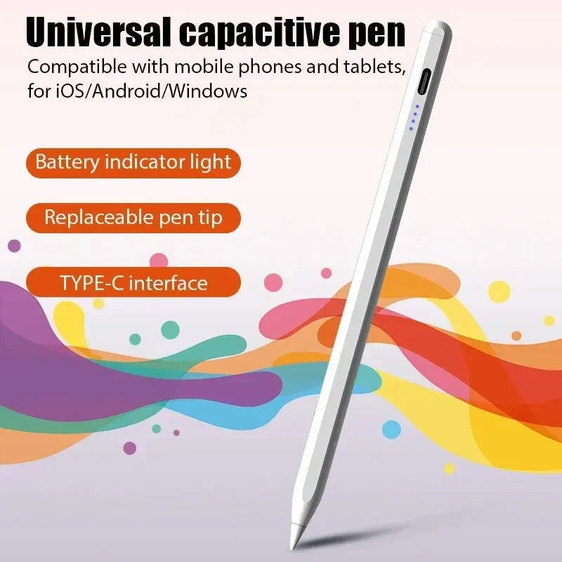 Universal Slim Capacitive Stylus Pen for iPad, Android & Tablets