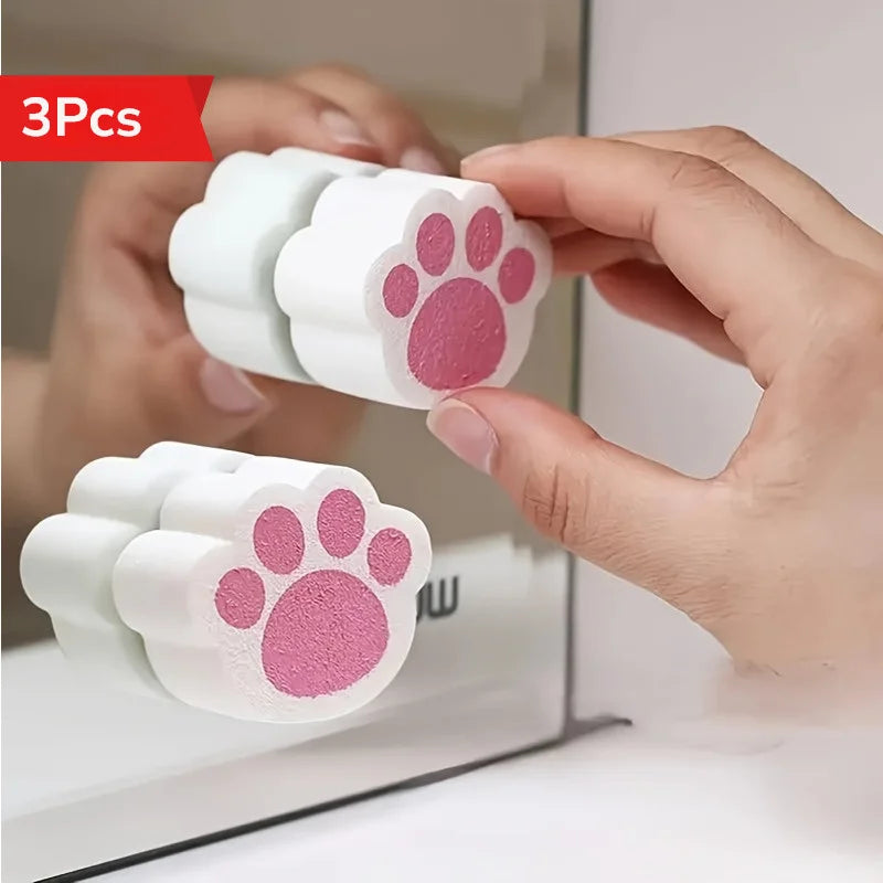 3-Pack Mirror & Glass Cleaning Sponge Blocks – Streak-Free