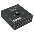 Bidirectional HDMI Splitter Switch 2 In 1 Out 4K Adapter