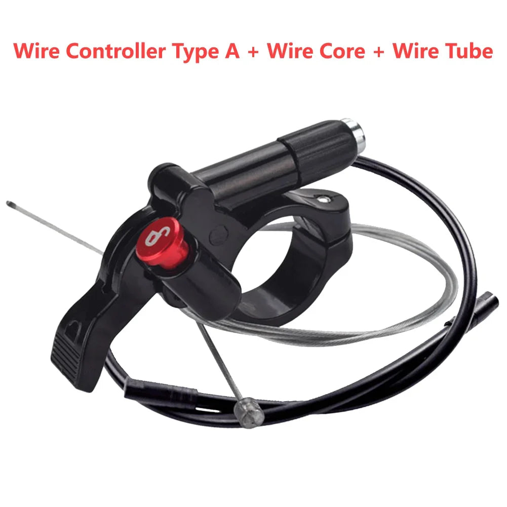 MTB Suspension Fork Remote Lockout Lever Switch with Cable