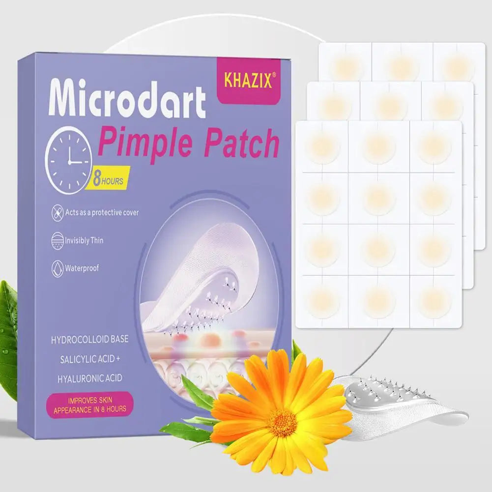 Hydrocolloid Acne Patches Invisible Microneedle Blemish Stickers 24pc