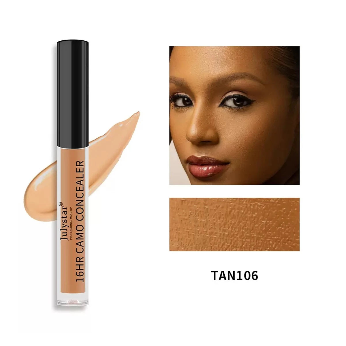 VIBE 6 Color Liquid Concealer – Full Coverage, All Skin Types