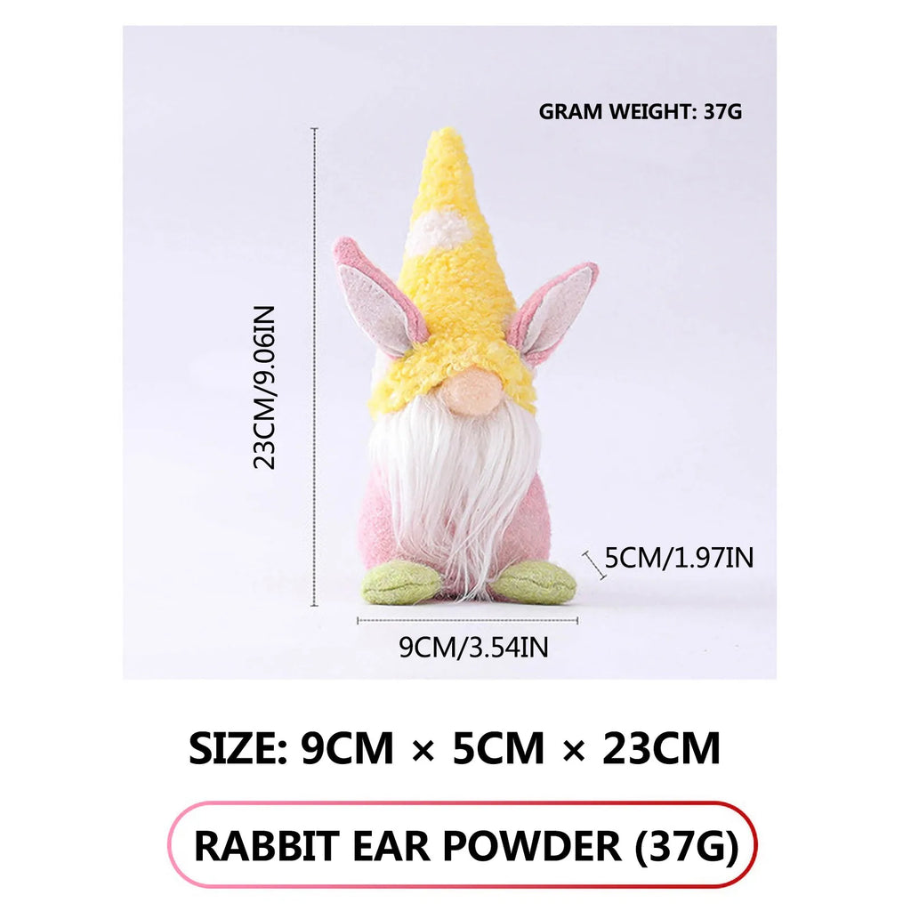 Easter Faceless Gnome Bunny Doll – Handmade Spring Decor