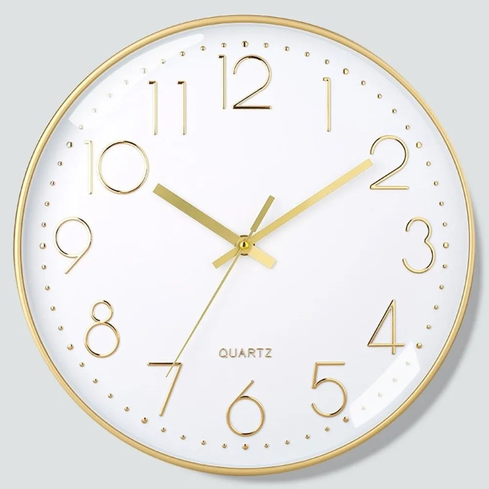 8 Inch Silent Quartz Wall Clock – Battery Operated Home Decor