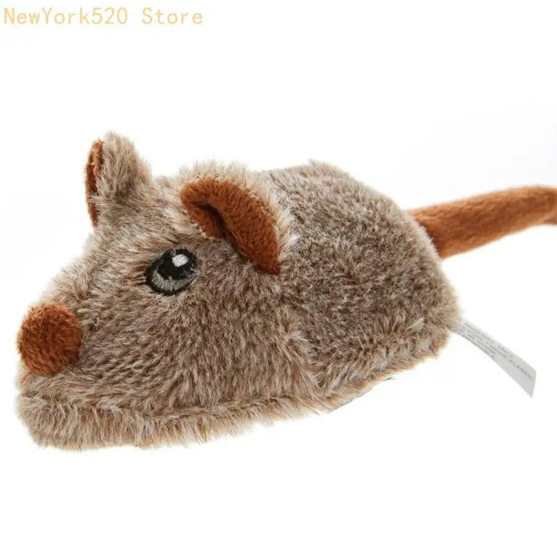 Electric Mouse Cat Toy – Auto Direction Change & Wiggling Tail