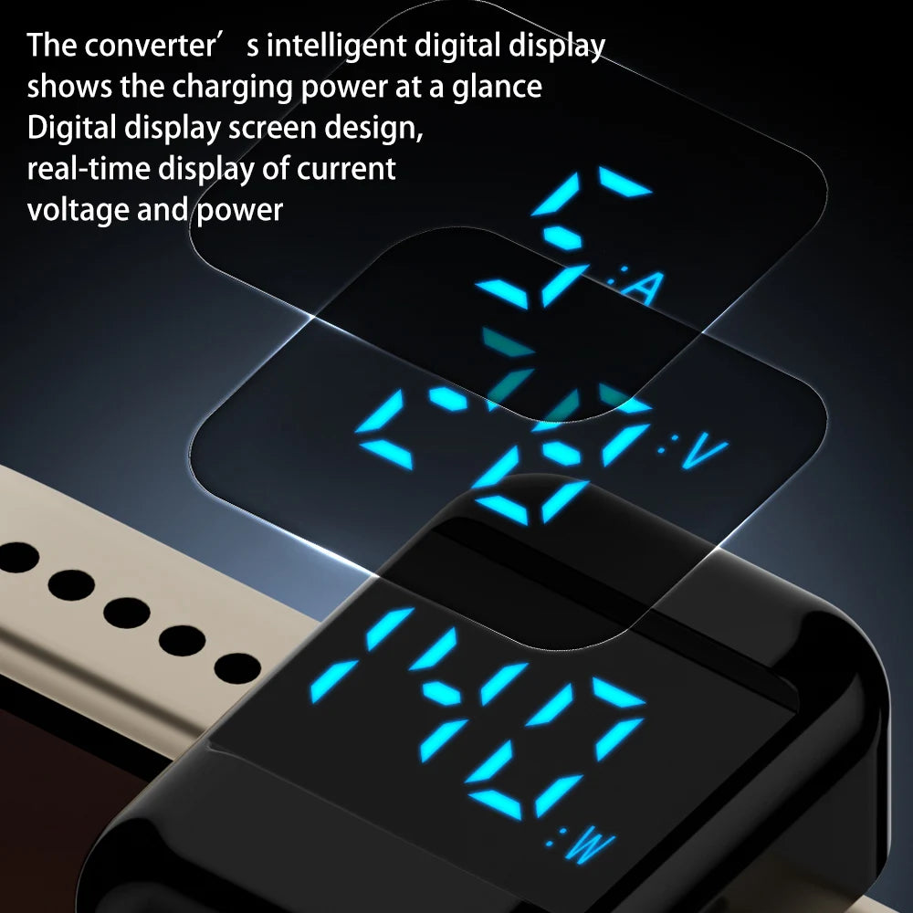 140W USB-C Elbow Adapter Digital Display 40Gbps 8K@60Hz