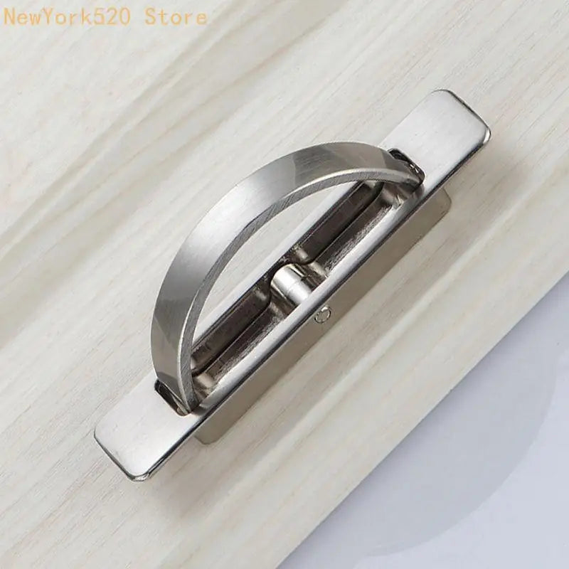 Zinc Alloy Rotatable Invisible Drawer Handle Cabinet Finger Pull