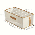 Foldable Handbag Purse Storage Box with Handles – Wardrobe Organizer