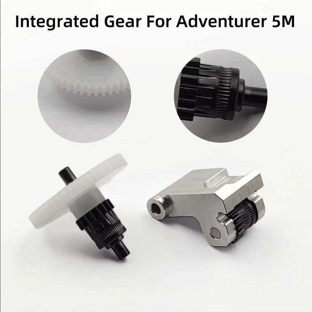 CNC Nanocoated Hardened Extruder Gear Kit – Flashforge AD5M Pro