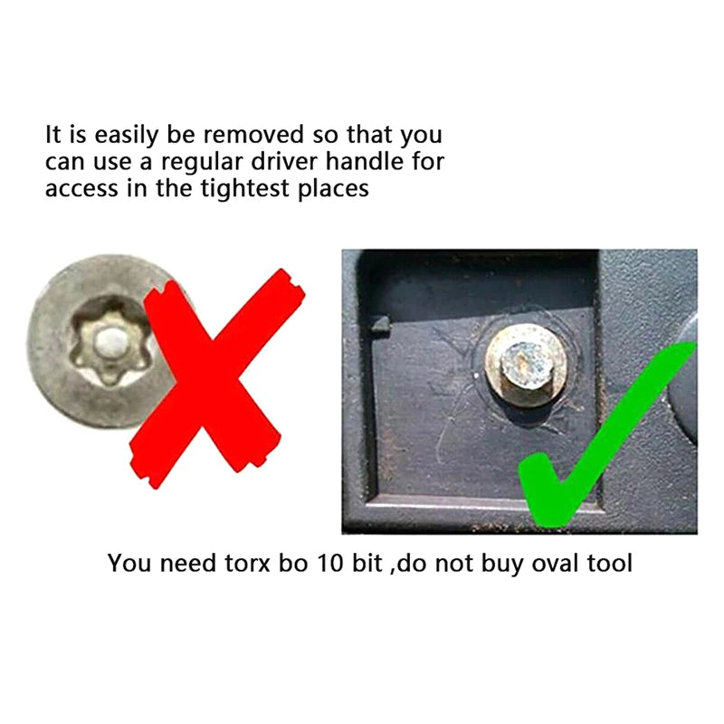 Coffee Machine Repair Screwdriver – Oval Security Bit