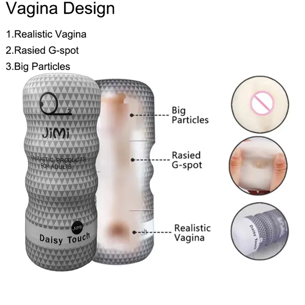 Soft Silicone Snail Stroker – Handheld Male Masturbator