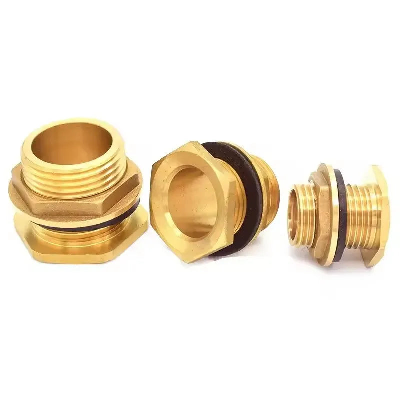 Brass Water Tank Connector 1/2"–2" BSP Thread Adapter Coupling