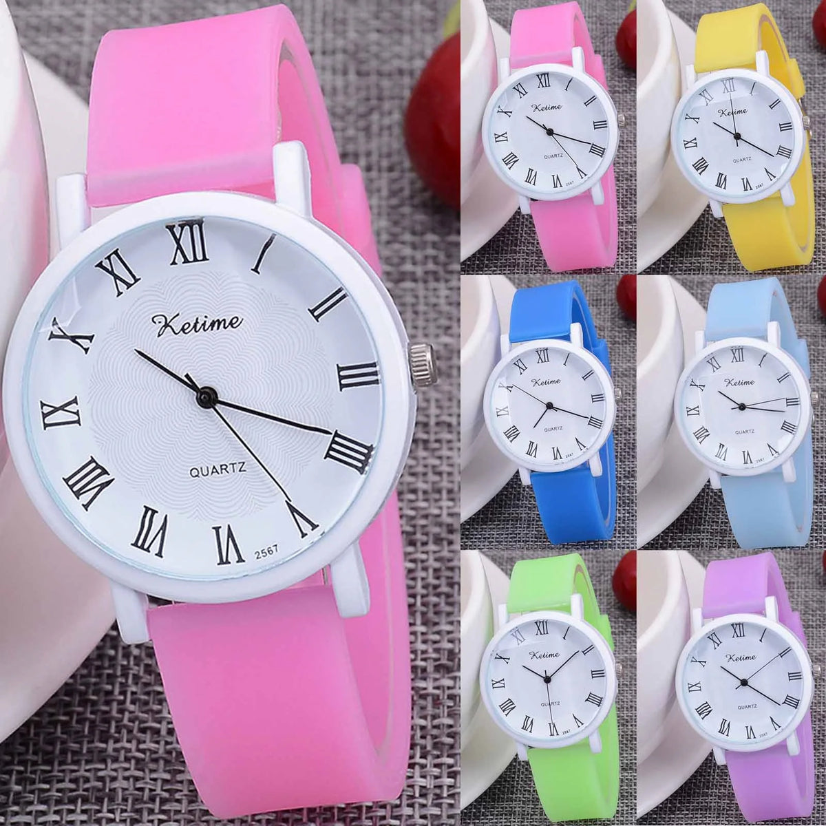 Women's Bamboo Leather Watch – Elegant Ladies Quartz Wristwatch