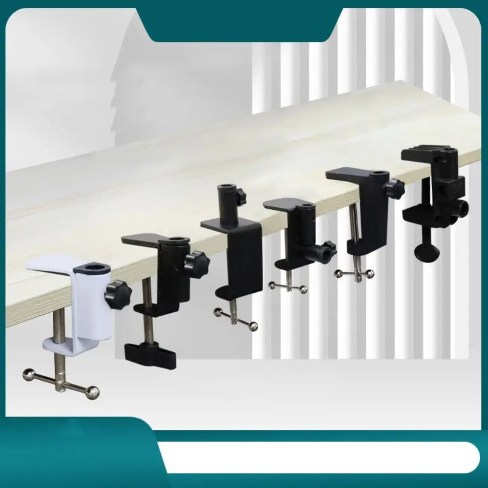 Metal Desk Clamp Bracket – Universal Cantilever Clip Holder