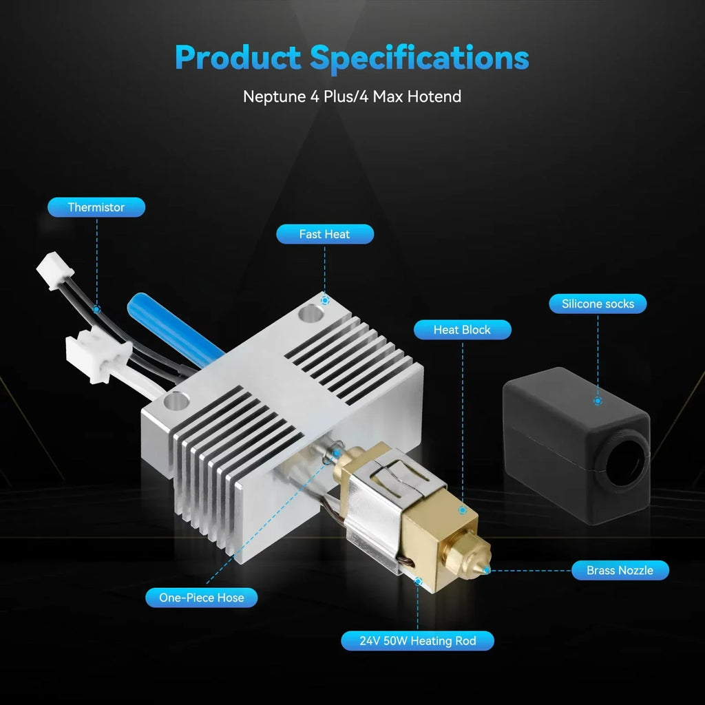 BEGRINT All-Metal Hotend Kit for ELEGOO Neptune 4 Plus/4 Max