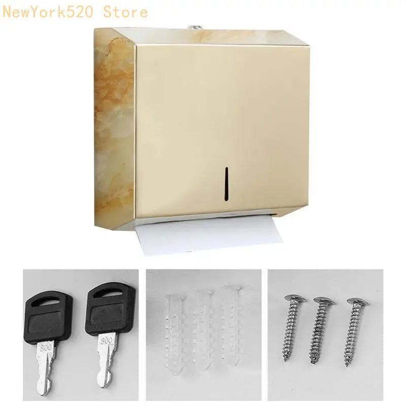 Wall-Mount Stainless Steel Paper Towel Dispenser – Brushed