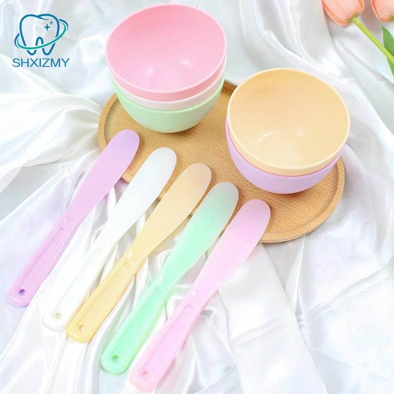 Pastel Facial Mask Mixing Bowl & Spatula Set – BPA-Free