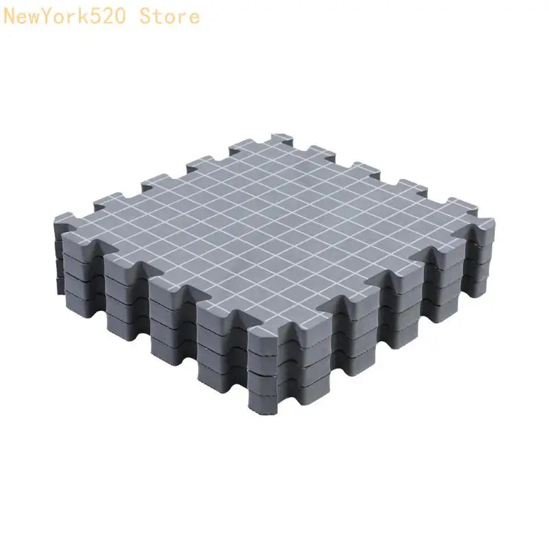 4-Piece Gridded Foam Knitting Blocking Boards & Mat Set