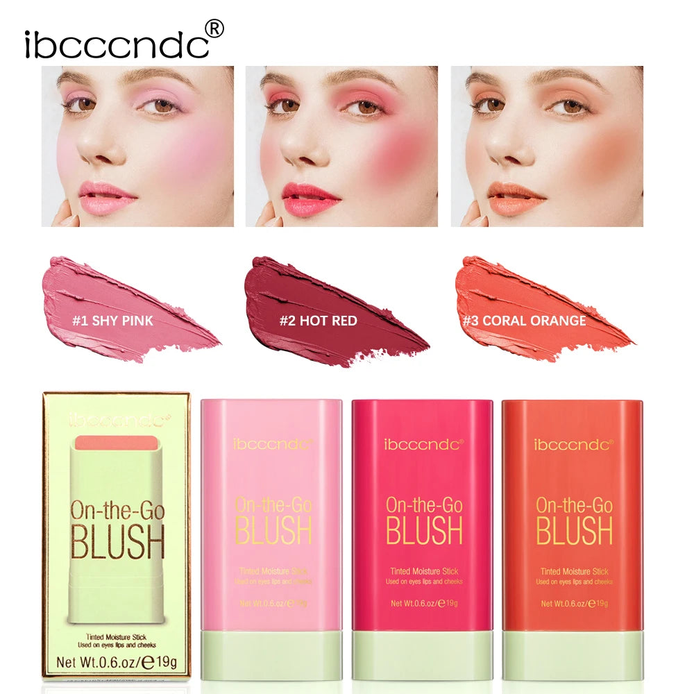 ibcccndc Cream Blush Stick – Waterproof Multi-Use Color