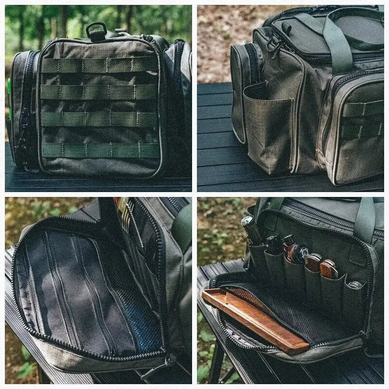 VIBE Tactical Camping Picnic Shoulder Bag – Multi-Compartment
