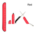 Multifunction Ballpoint Pen with Ruler – 6 Colors, 1.0mm