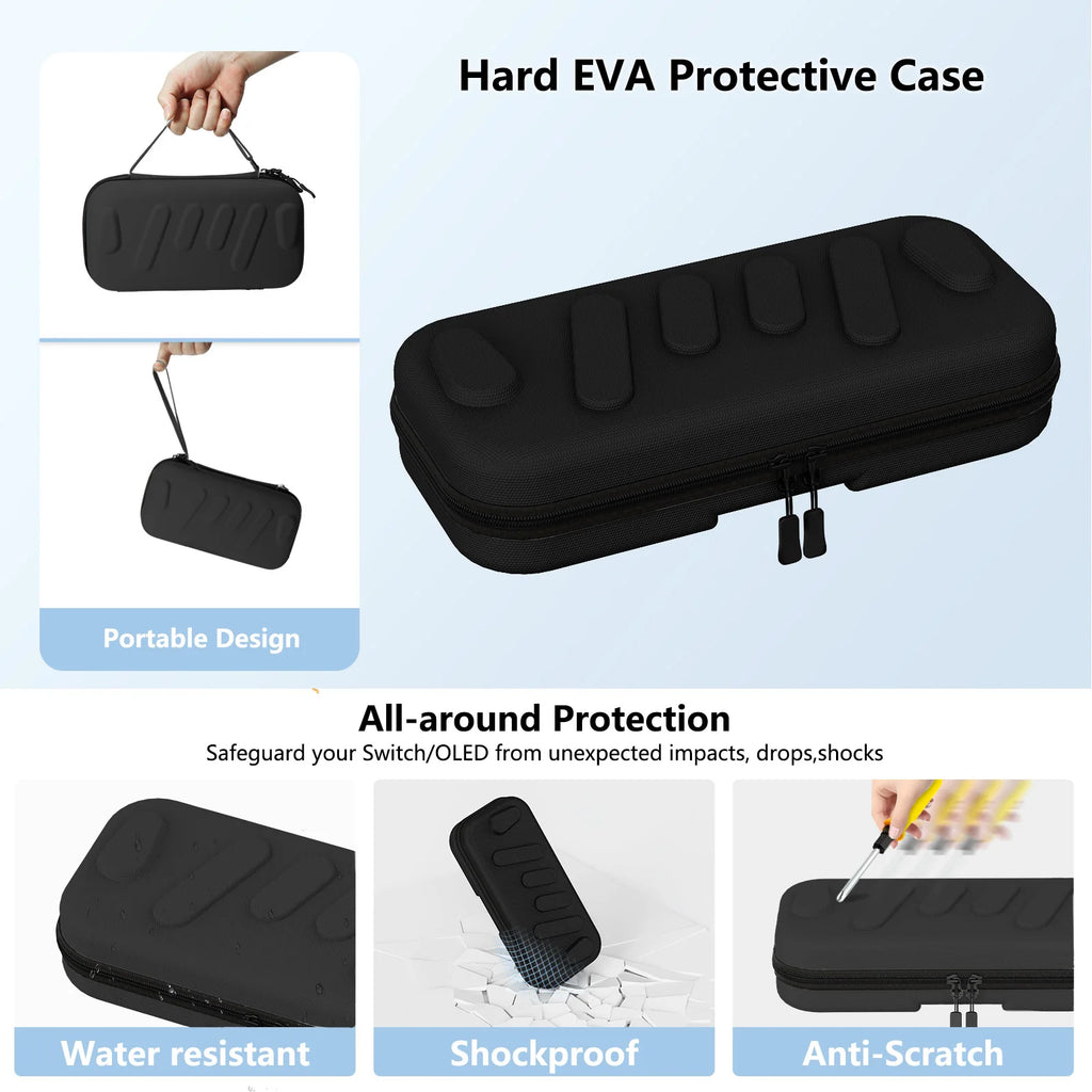 Hard Carrying Case for Nintendo Switch & OLED | Travel Bag