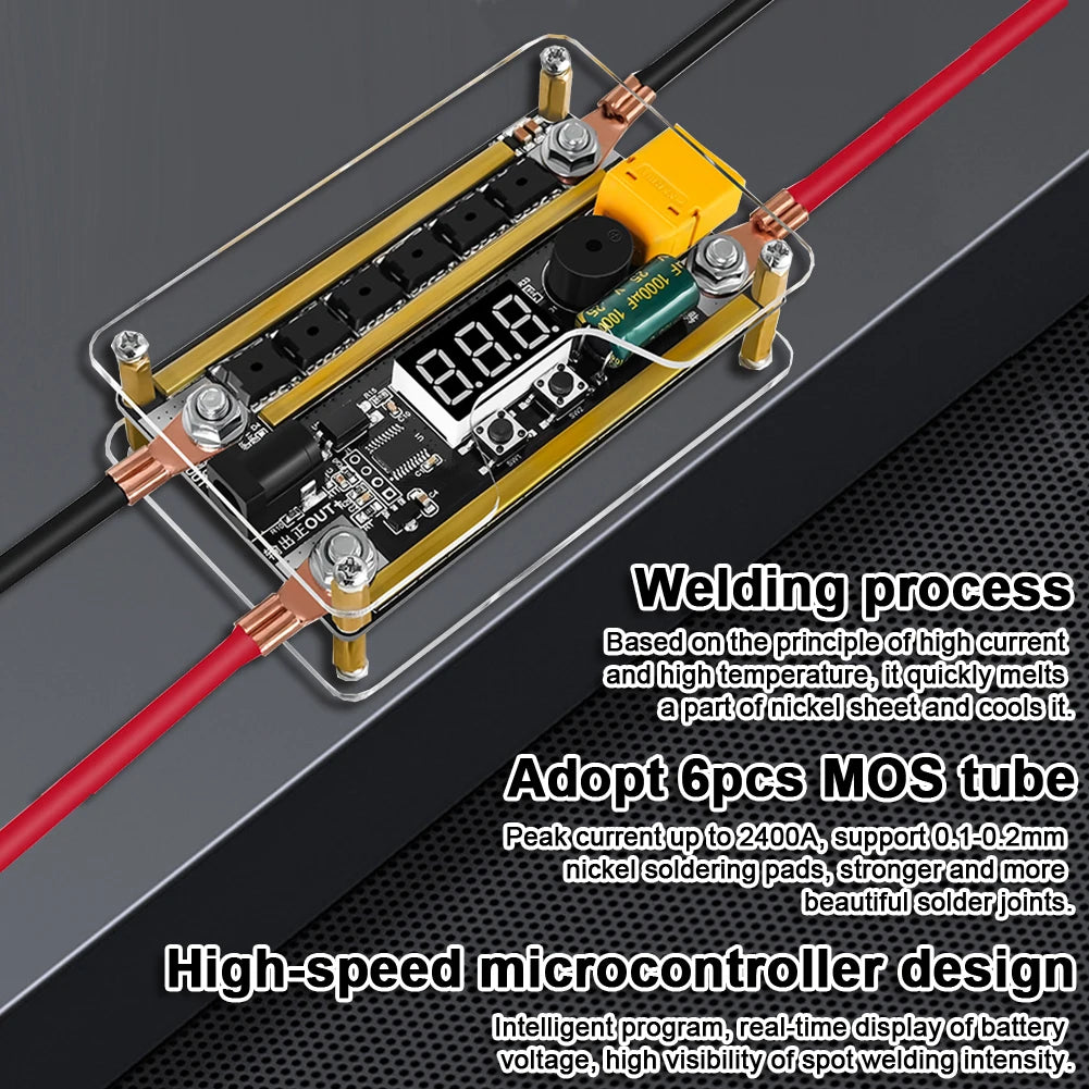 GX591 12V Spot Welder Control Board 99-Gear PCB for 18650