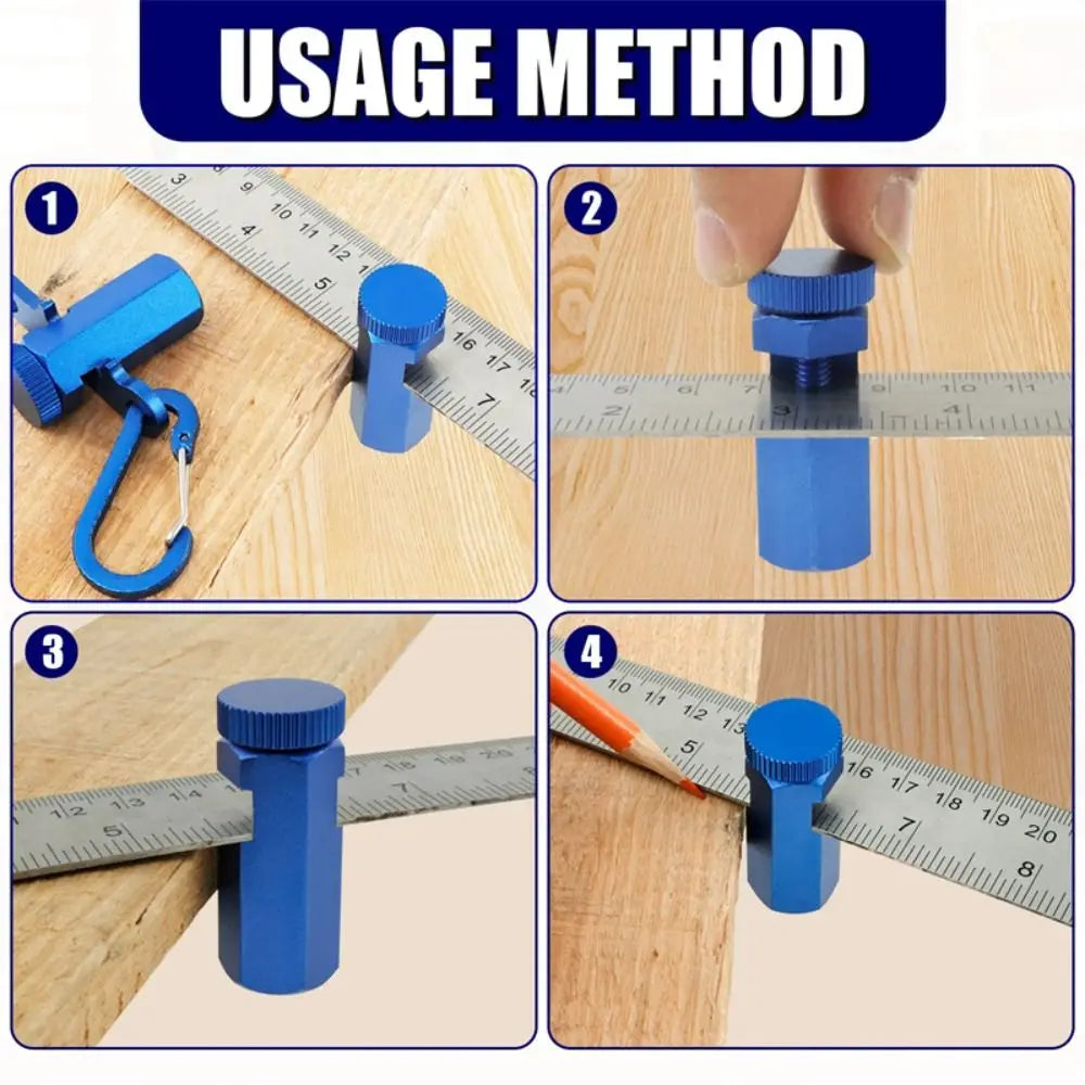 Aluminum Stair Gauge Set w/ Holder & Hook – 2 Pack