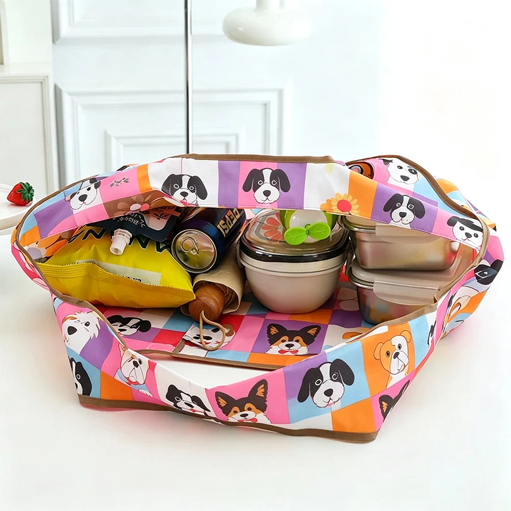 KindFuny Large Foldable Reusable Shopping Tote Bag – Eco