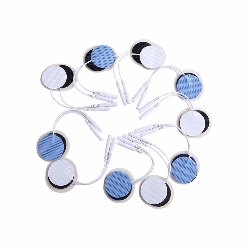 32mm TENS EMS Electrode Pads – Reusable Self-Adhesive Patches