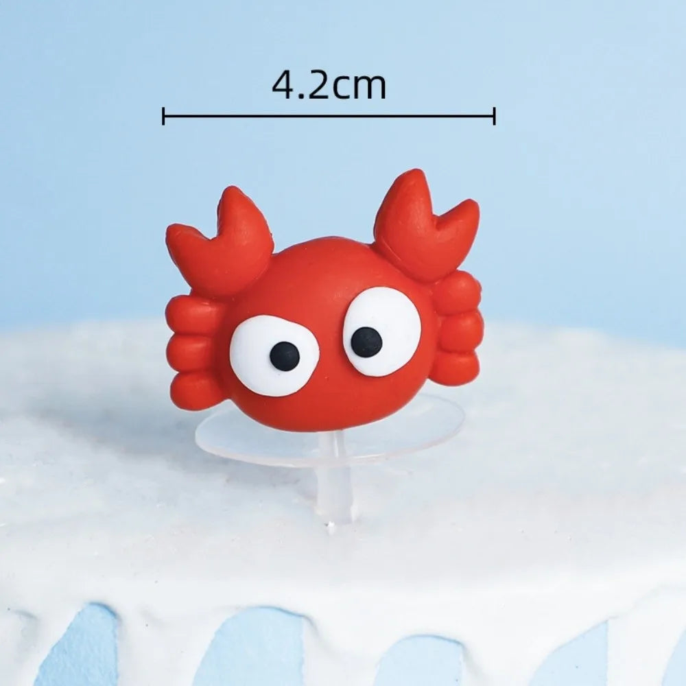 Ocean Theme PVC Cake Topper – Sea Animals Birthday Decor