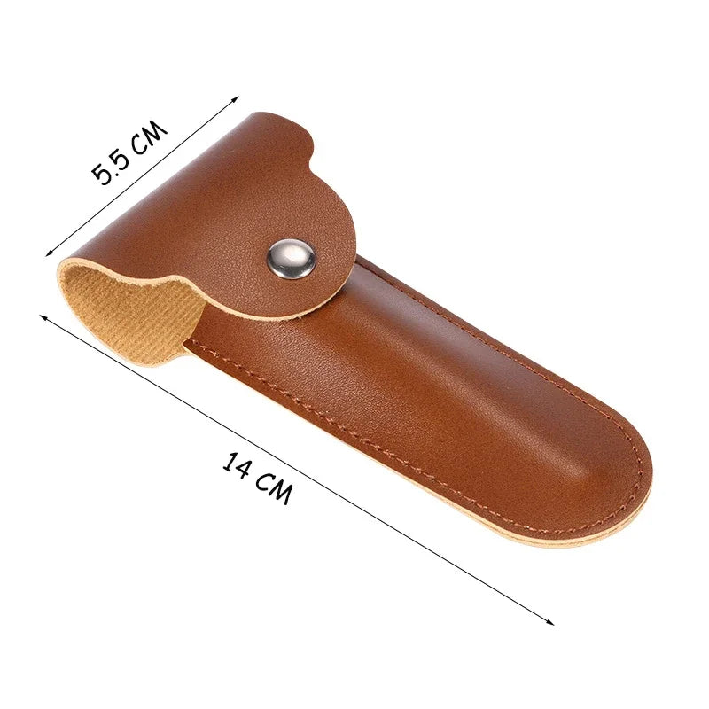PU Leather Travel Case for Double Edge Safety Razors
