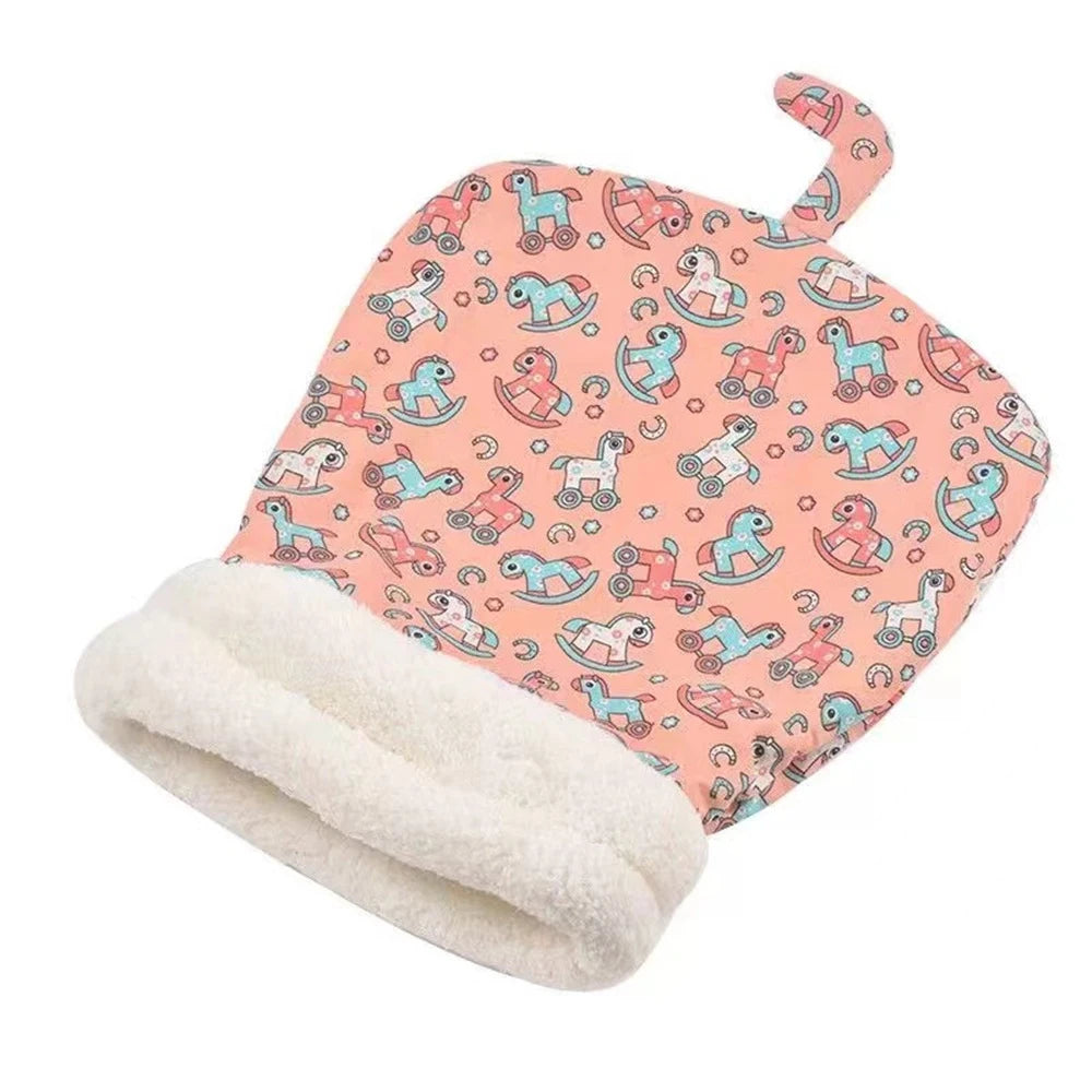 Fluffy Pet Sleeping Bag – Warm Cosy Nest for Cats & Small Dogs