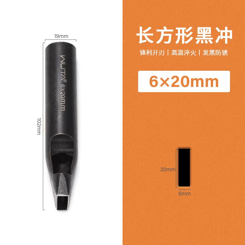 WUTA Rectangular Leather Belt Punch – DIY Manual Strap Tool