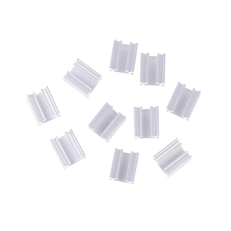 10-Pack TO-92 Aluminum Heat Sinks for Amplifier & Triode DIY