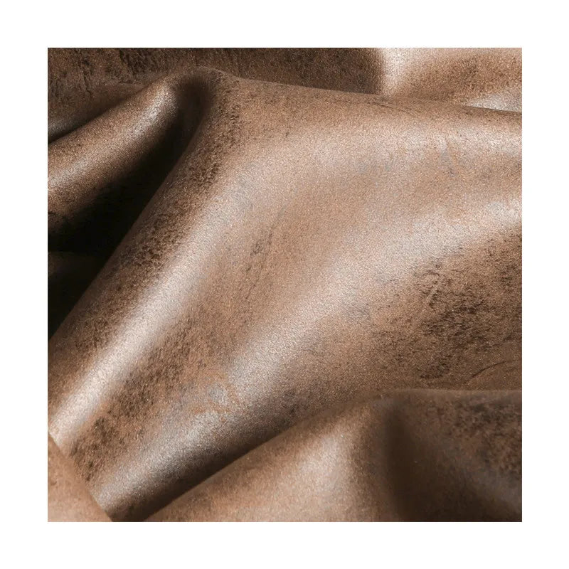 Crazy Horse PU Leather Fabric – Thick Micro-Elastic DIY Material