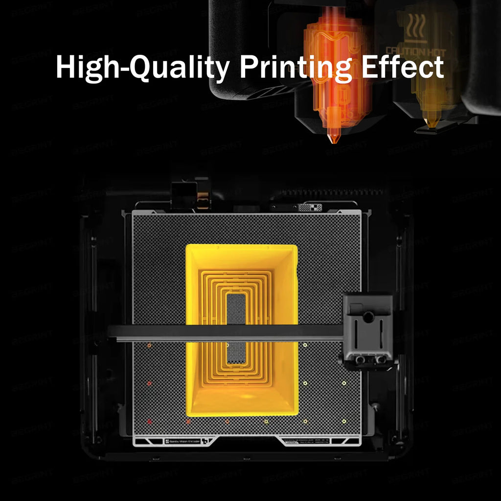 Bambu Lab X2D P2S Integrated Hotend Assembly – Hardened Steel