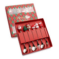 Christmas Stainless Steel Fork & Spoon Set – Festive Gift