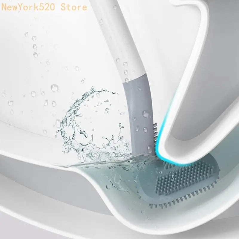 Wall-Mounted Golf Toilet Brush & Holder – Long Handle