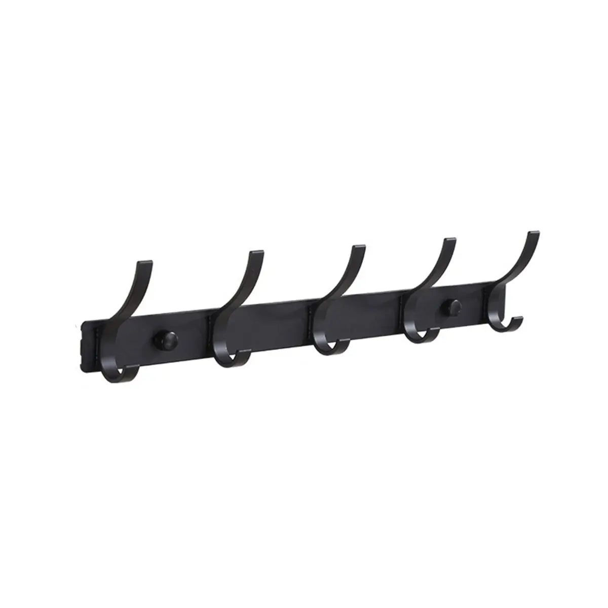Wall Mounted Coat Rack 5 Hooks – Aluminum Entryway Hanger