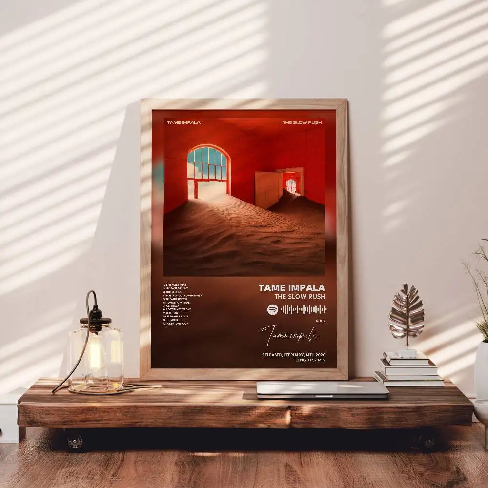 Tame Impala Self-Adhesive Art Poster – Waterproof Wall Sticker